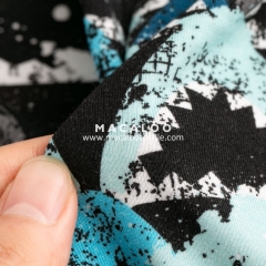 Oeko tex stretch print bamboo fiber fabric for baby wear
