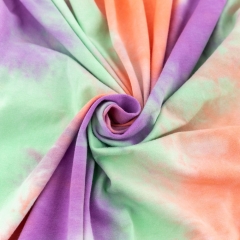 MCCD223# 4# 180gsm Tie-Dye Cotton Jersey Fabric Instock